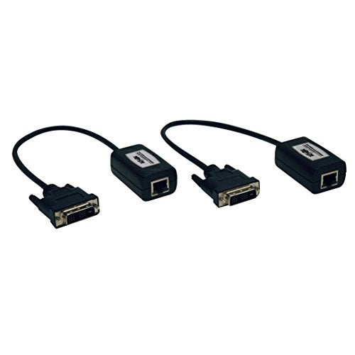 Tripp Lite DVI over Cat5 / Cat6 Extender, Video Transmitter and Receiver 1920x1080 at 60Hz(B140-101),Black - Image 1