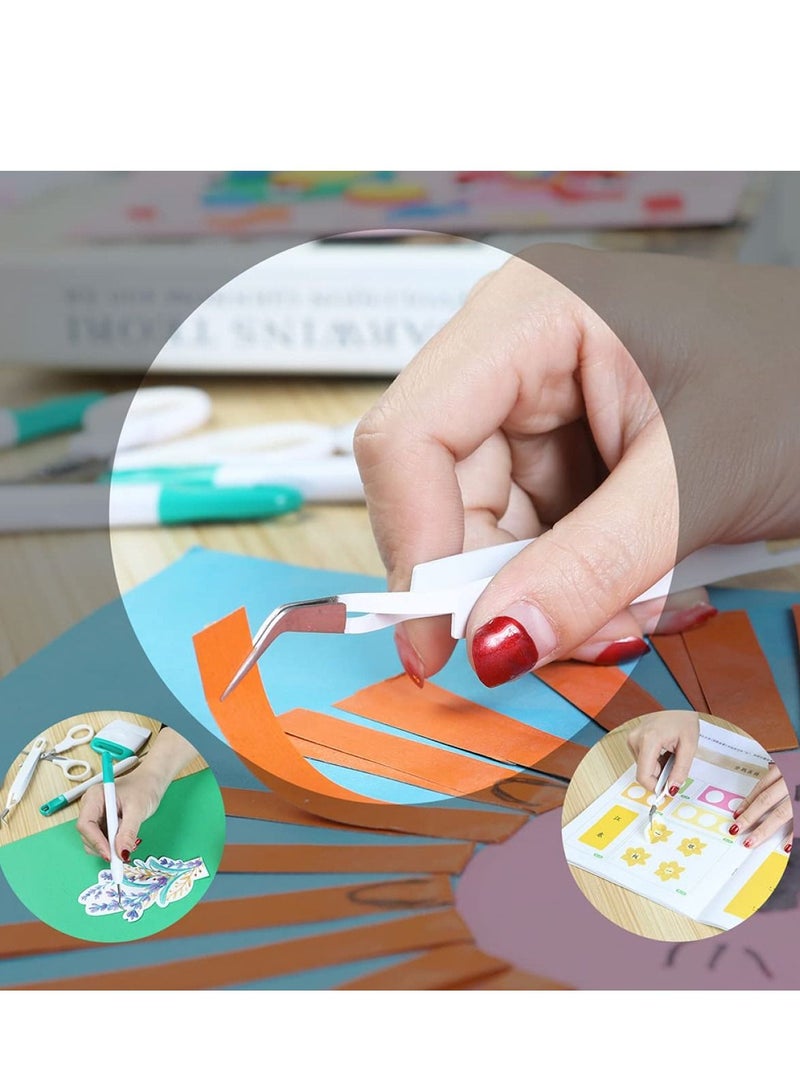 Basic Tools Set Craft Vinyl Tools Set 6pcs Cardstock Crafting Tools Kit for Cricut Silhouette Siser Oracal 631 651 751 Vinyl - Image 5