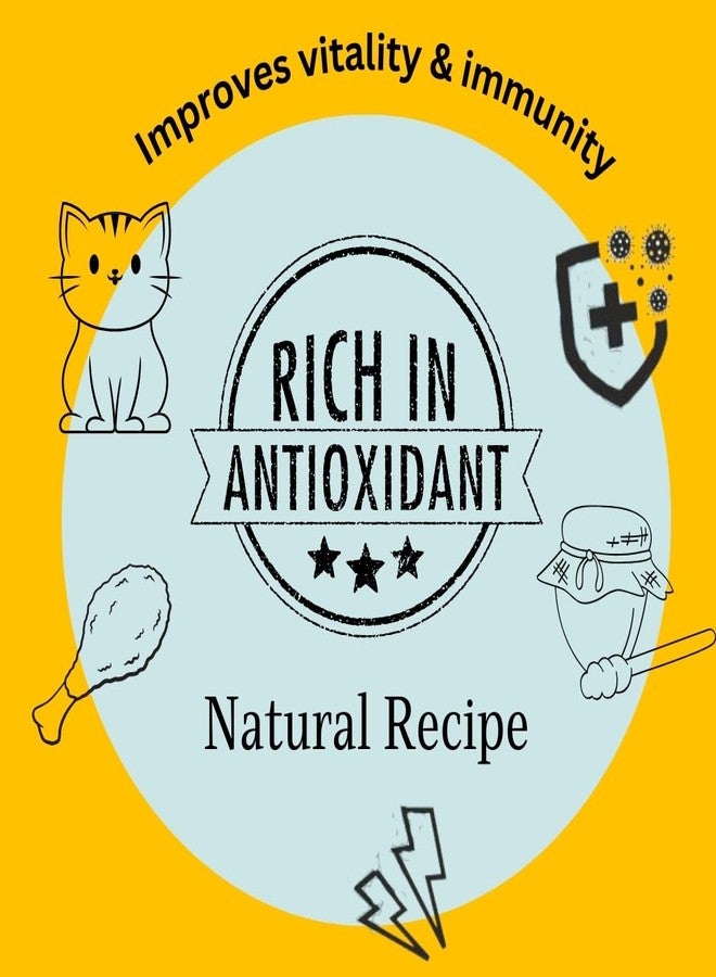 WiggleBoo Chicken & Honey Cat Treat | Protein Rich | Fiber Rich | Crunchy Healthy Snacks | 100% Natural | 45g - Image 4