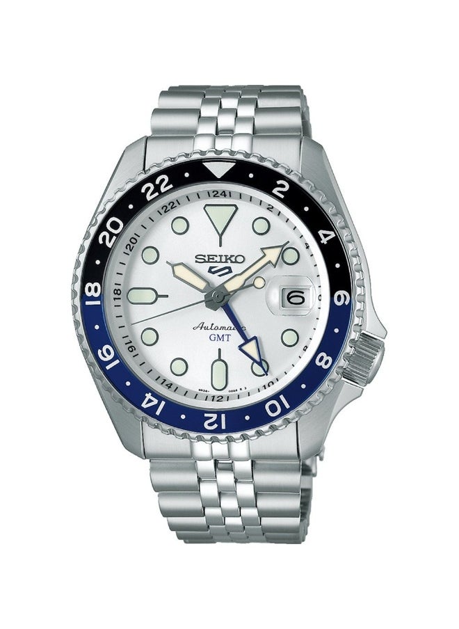 Seiko 5 Sports GMT SSK033K1 Men’s Watch, White Dial 42.5mm Case 100M WR Automatic  - Image 1