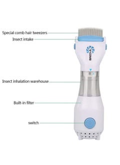 V-Comb Electric Hair Lice Comb Vacuum Effective Head for and Pets Get Rid of with this Vacuums Machine Pack 1  - Image 2