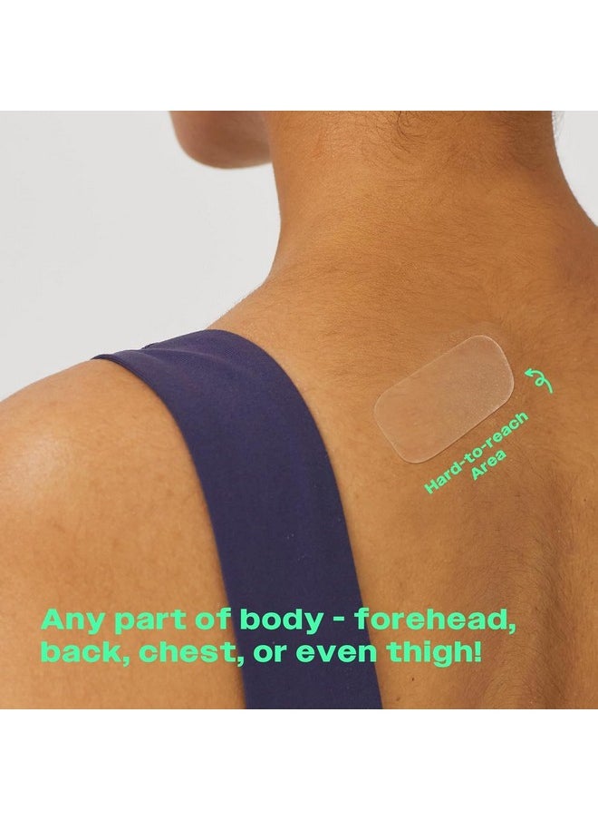 AVARELLE - Zitout Fit Large Hydrocolloid Pimple Patches (16 Patches) Vegan Nose Patches For Pores Tea Tree Chin Acne Patches For Face Hydrocolloid Bandages For Acne Fsa & Hsa Acne Treatment - Image 1