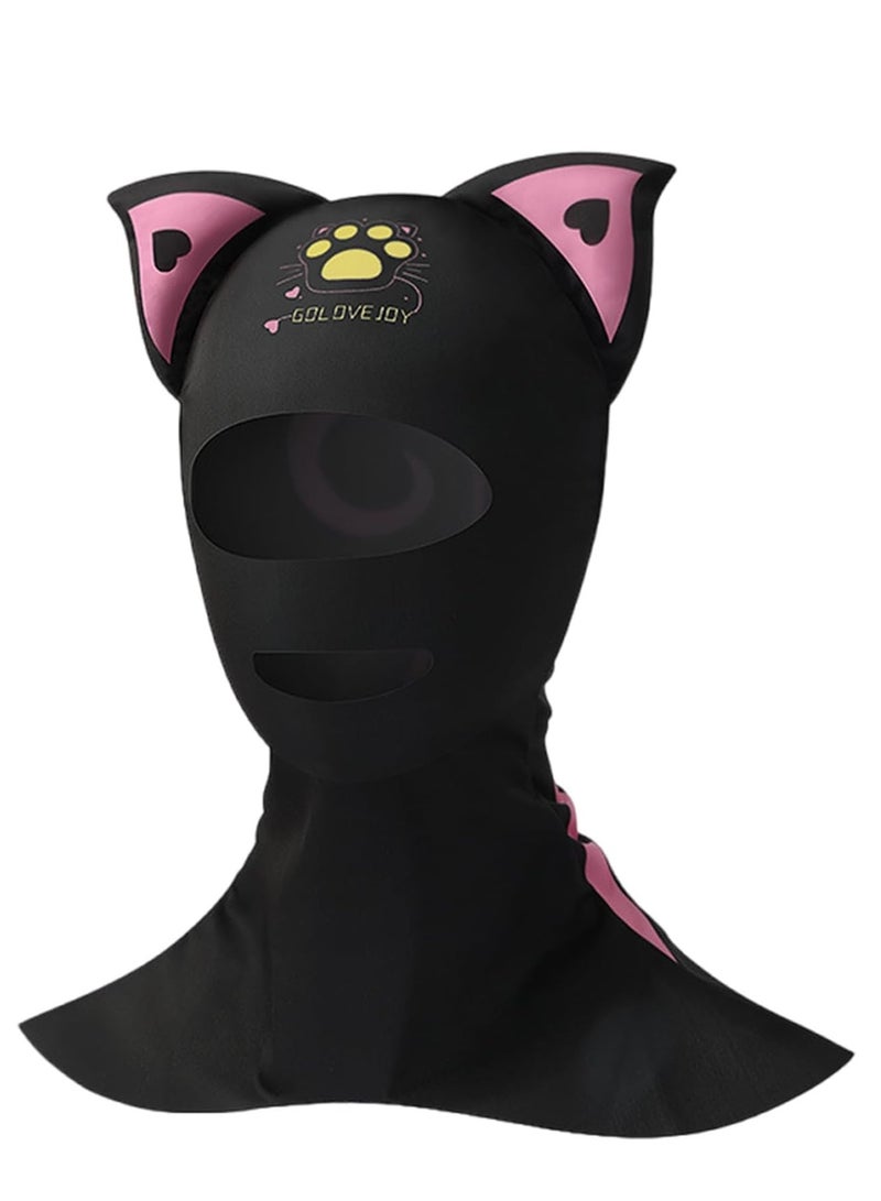 Generic Sun Protections Full Head Neck Cover Face Swiming Diving Facekini Elastic Swiming Diving Caps for Water Sport - Image 1