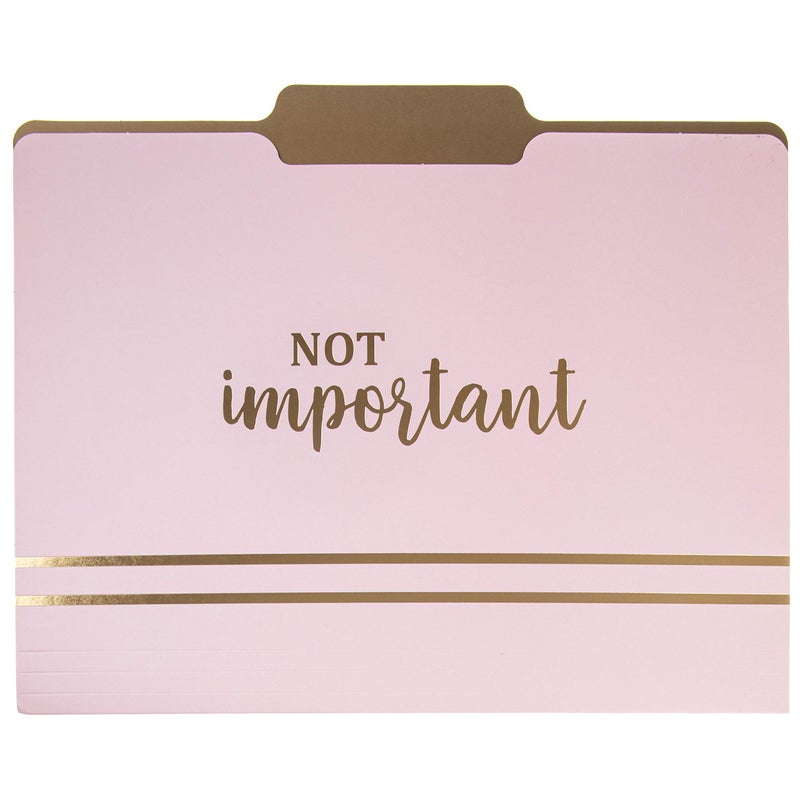 Graphique Designer â€œVery Importantâ€ File Folders | Set of 9 (3 Designs) | Letter Size Organizers | Decorative Office Supplies | Durable Coated Cardstock | Gold Foil Lettering | 1/3-Cut Tabs,Leopard - Image 3