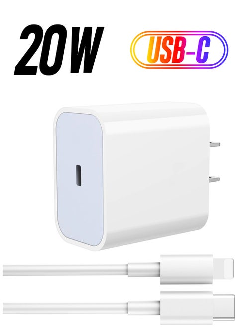20W Original Phone Fast Charger With Cable For Apple iPhone
