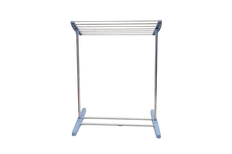 PARSPAR Stainless Steel Towel Rack FloorStanding MultiFunctional Mobile Foldable Balcony Towel Stand Save Space Rack for Drying Holder Mini Cloth Rack Indoor and Outdoor Drying Holder - Image 3