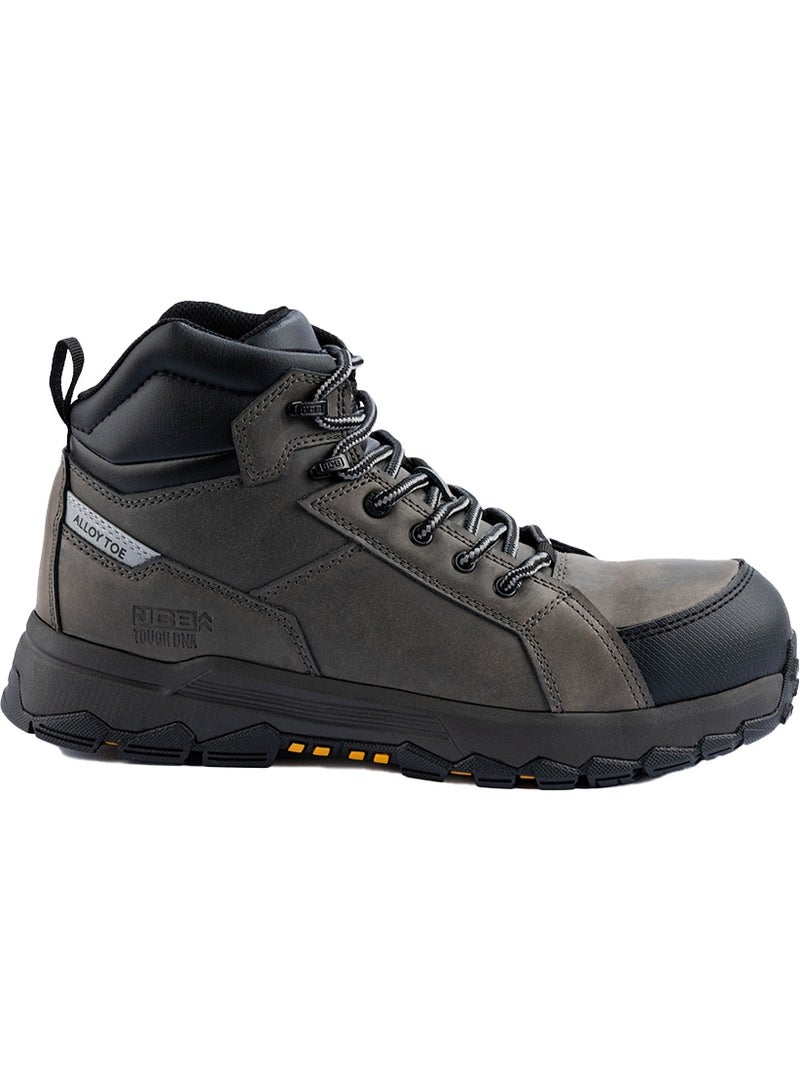JCB Rugged 6" Safety Boots for Men JCB-005C | Alloy Toe – Oil, Heat & Slip Resistant, ASTM F2413-18 Certified, EH – Grey Black - Image 3
