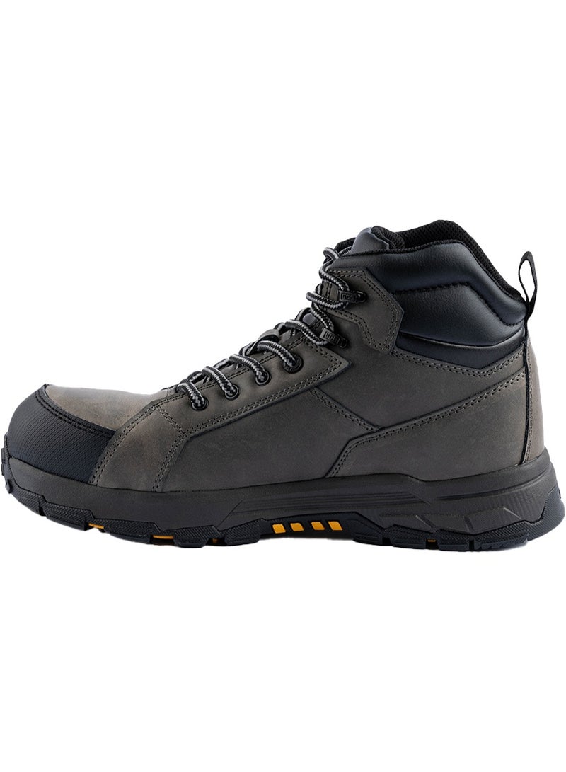 JCB Rugged 6" Safety Boots for Men JCB-005C | Alloy Toe – Oil, Heat & Slip Resistant, ASTM F2413-18 Certified, EH – Grey Black - Image 2