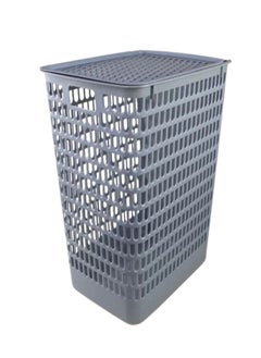 VIO 2 Pack Laundry Basket with Lid Multipurpose Large Storage Organizer for Toys Laundry and More Lightweight Bucket with Carry Handles for Bathroom and Home Use 70 Litre Capacity  - Image 2
