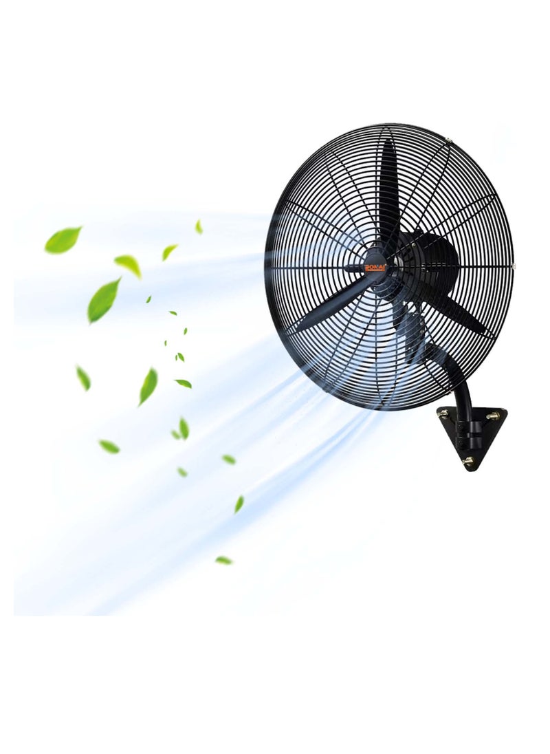 BONAI Wall Fan with 30° Adjustable Angle and High-Speed Motor- Metal Pedal for Ultimate Cooling Comfort  - Image 1