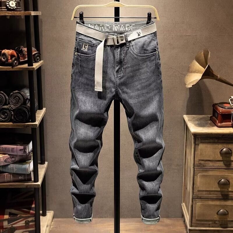 Unisex Classic Denim Jeans Loose Fit Daily Outdoor Wear - Image 2