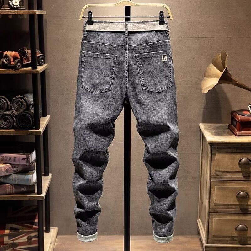 Unisex Classic Denim Jeans Loose Fit Daily Outdoor Wear - Image 3