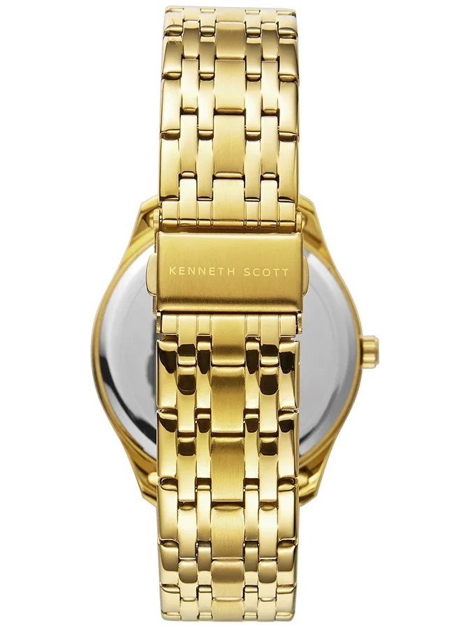 KENNETH SCOTT Men's Stainless Steel Analog Watch K22015-GBGW - 40 mm
