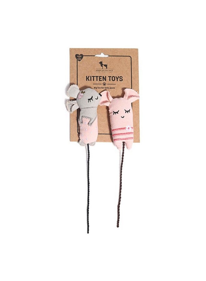 Heads Up for Tails Tutu and Twiddle Cat Toys - Pink - Image 2