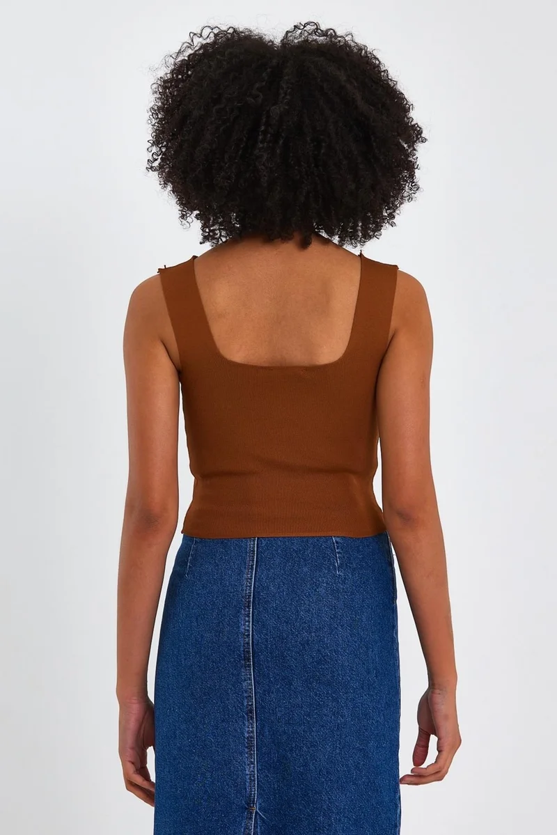 Alexander Gardi Square Neck Crop Undershirt (A90779-S)
