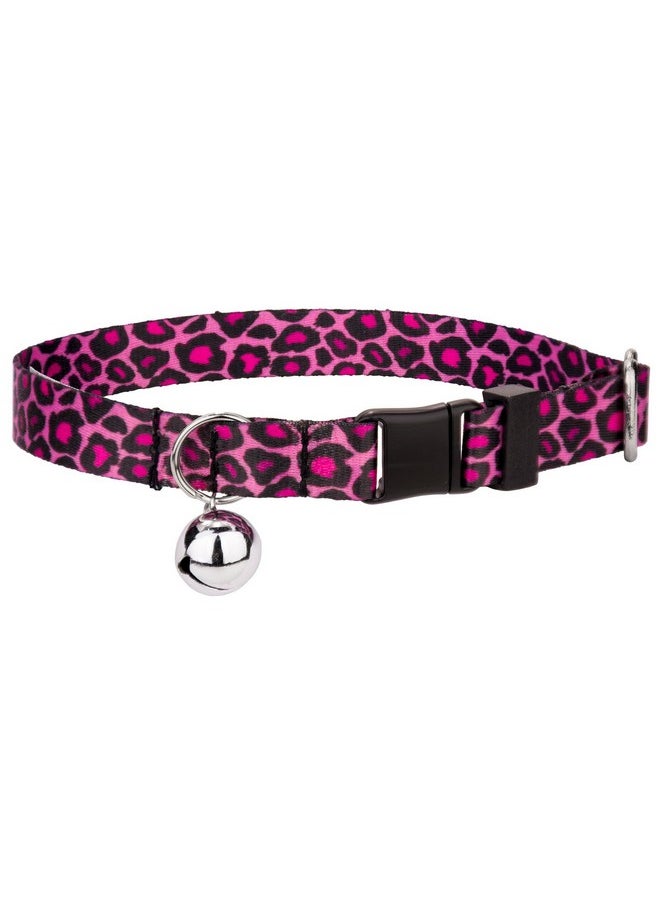 Country Brook Design - Country Brook Petz  Pink Leopard Print Cat Collar  Animal Prints Collection With 9 Wild Designs - Image 1