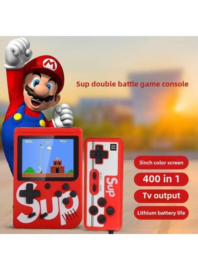 [Shake Voice Same] Handheld Game Machine 400 Games Classic Nostalgic SUP Double Charging Game Machine-Product Color:Standard-Model:Khaki - Image 4