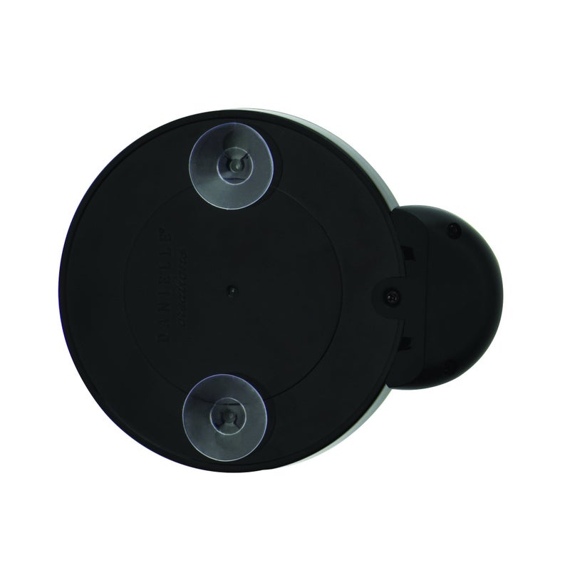 Danielle Creations 3.5-Inch Travel Makeup Mirror  12X Magnification  Black/Pink - Image 4