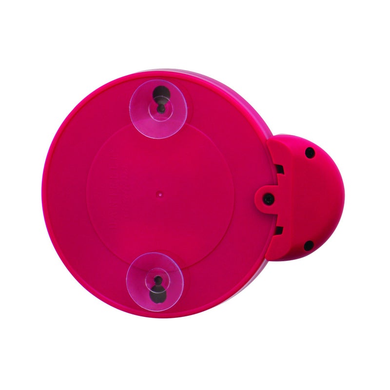 Danielle Creations 3.5-Inch Travel Makeup Mirror  12X Magnification  Black/Pink - Image 5