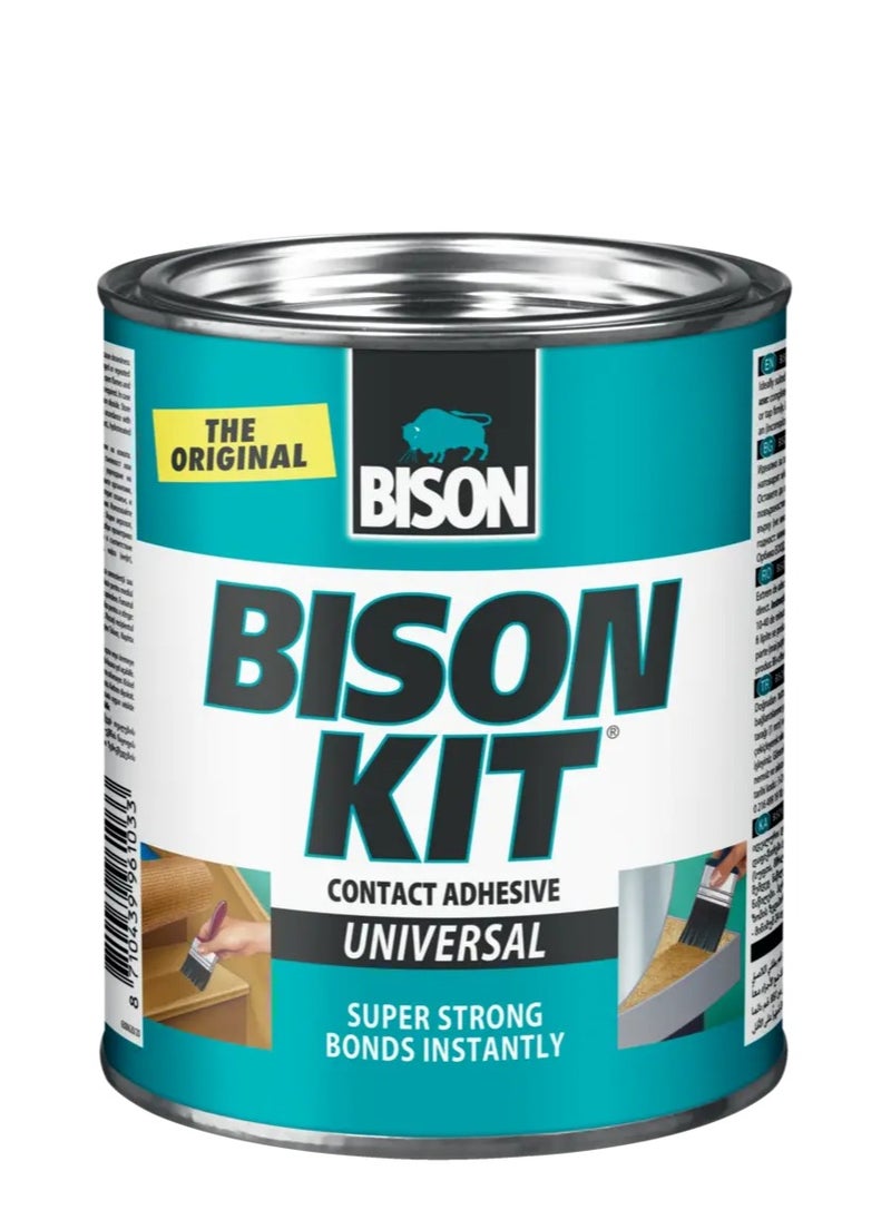 BISON KIT Bison Kit Contact Adhesive Glue – 650ml (Pack of 5), Strong Multi-Purpose Contact Cement for Wood, Leather, Rubber, Laminate & More  - Image 2