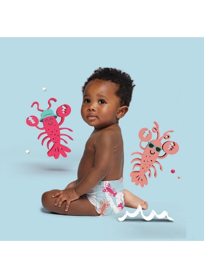 Hello Bello Premium Swim Diapers - Size S (16-28 lbs), Cute Extra-Bright Lobster Designs, 20 Count Jumbo Pack - Image 4