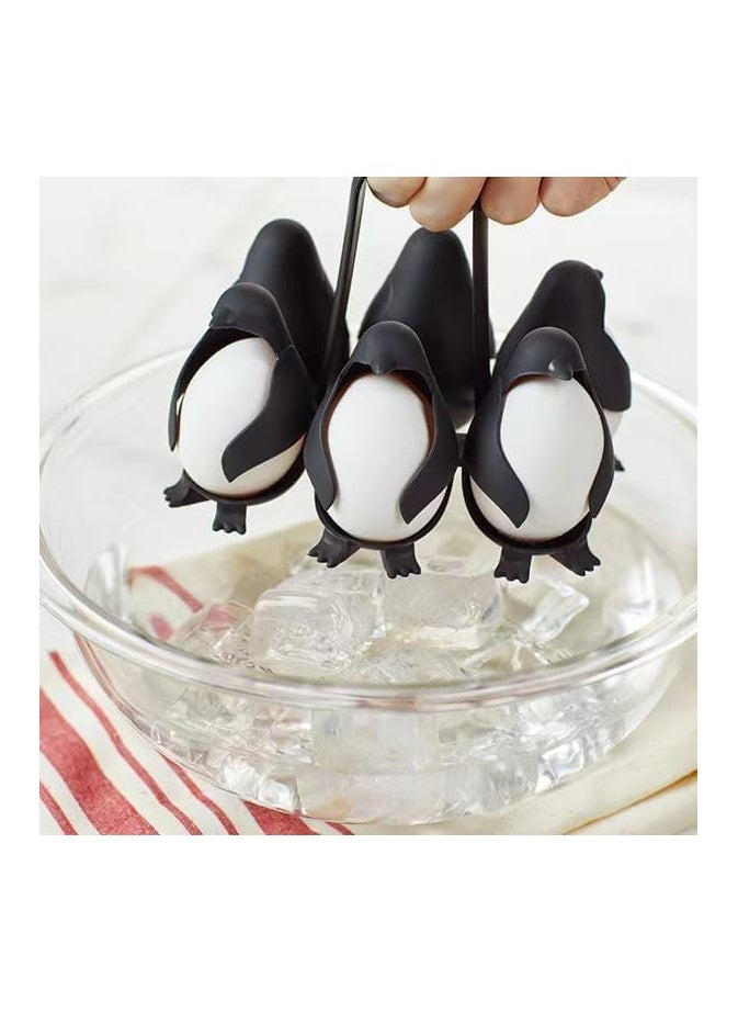 General - Egg Holder Boiler and Storage Penguin Shaped Ultimate Egg Cooker Egg Maker for Soft & Hard-Boiled Eggs Kitchen Gadget Boiling Device - Image 1