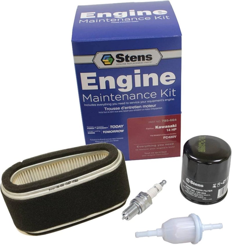 Stens 785664 Engine Maintenance Kit for Kawasaki Fc420 14 Hp Black - Image 2