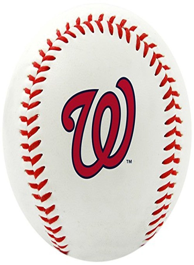 Rawlings | MLB Team Logo Baseball | Nationals | Official | White - Image 4