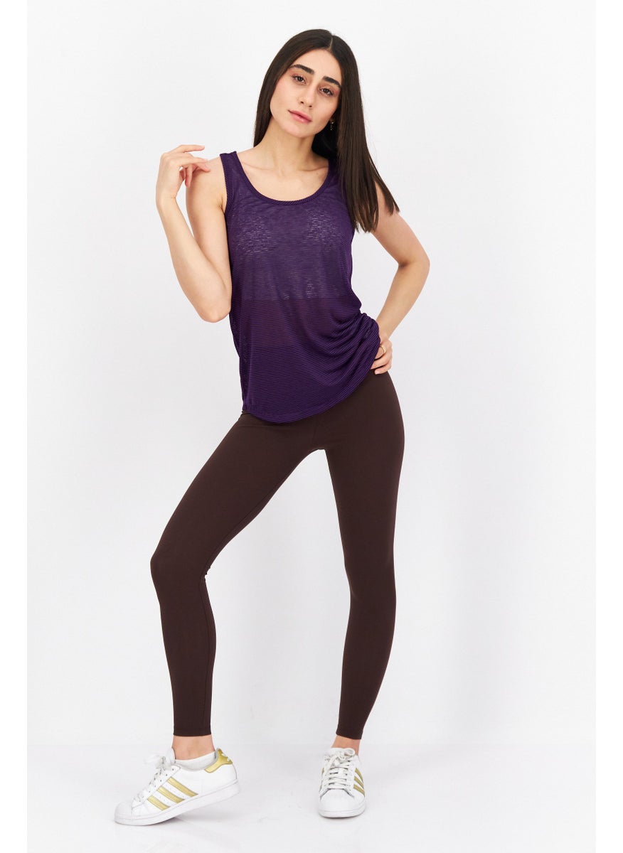 umbro Women Relaxed Fit Sleeveless Training Tank Top, Purple  - Image 4