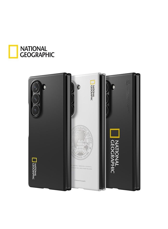 National Geographic Slim Fit Case Galaxy Z Fold 6 Basic Logo - Black