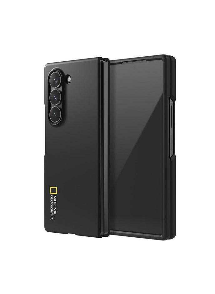 ناشيونال چيوغرافيك حافظة ناشيونال جيوغرافيك سليم فيت لهاتف جالاكسي Z فولد 6 بشعار أساسي - أسود - Image 2