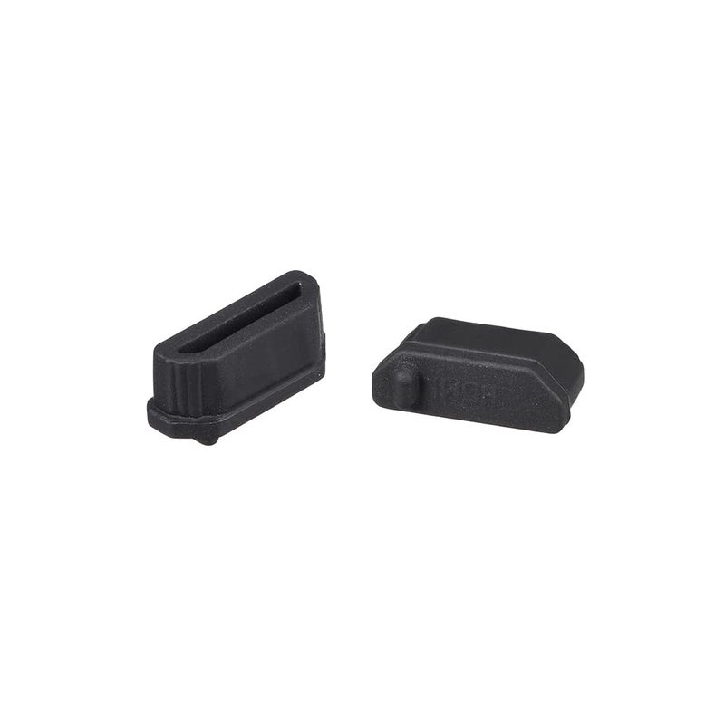 uxcell 10pcs Anti Dust Silicone Cover Port Protectors for Female Port 11mmx1.3mm Black - Image 3