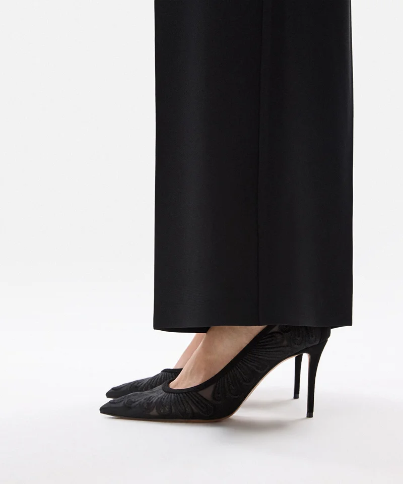 Ipekyol Embroidered Pointed-Toe Heels