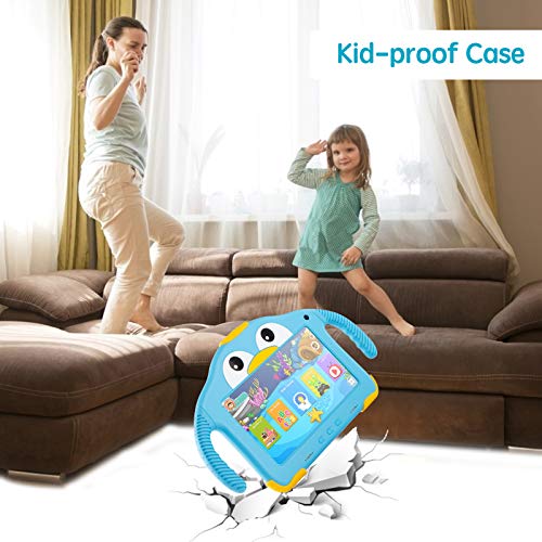 YosaToo تابلت للأطفال تابلت أندرويد للأطفال مع واي فاي وكاميرا مزدوجة 1GB 32GB تخزين 1024 x 600 شاشة تعمل باللمس وضع التحكم الأبوي متجر جوجل بلاي يوتيوب نتفليكس للأولاد والبنات أندرويد 10 - Image 3