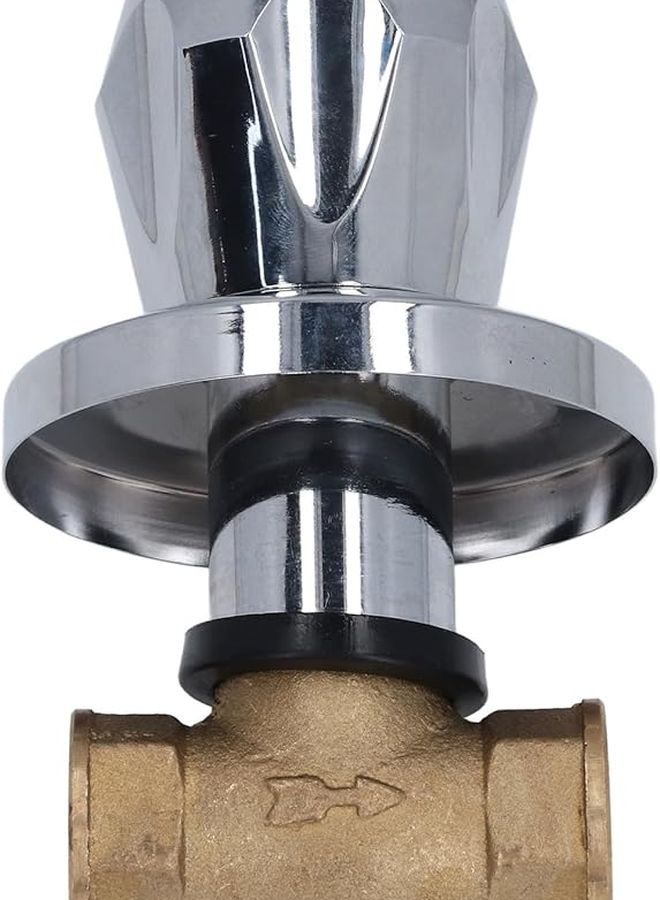 صمام تحكم تدفق المياه من النحاس NPT DN15 1/2 بوصة بخيوط أنثوية لسباكة المنزل - Image 3