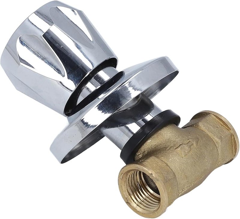 صمام تحكم تدفق المياه من النحاس NPT DN15 1/2 بوصة بخيوط أنثوية لسباكة المنزل - Image 4
