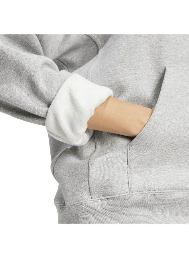 Adidas M Lng Hd Fl Grey Training Sweatshirts XS