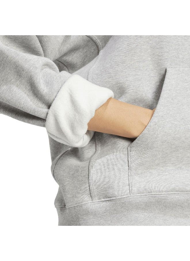 Adidas - adidas M Lng Hd Fl Grey Training Sweatshirts XS - Image 1