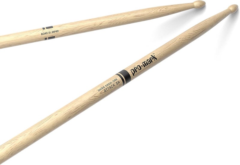 ProMark Classic Attack 5A Shira Kashi Oak Drumsticks - Image 1