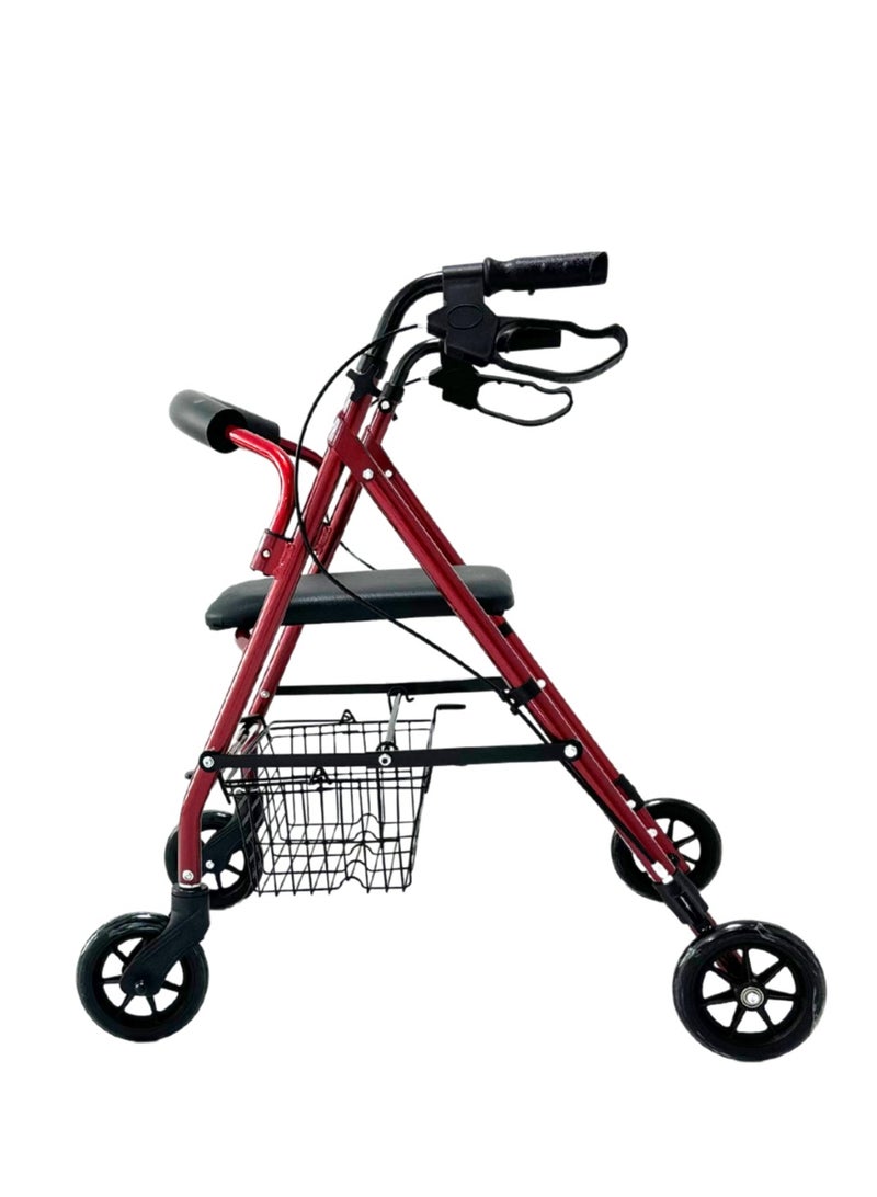 NOVAMED Detachable four wheel aluminum rollator (9144L) - Image 3