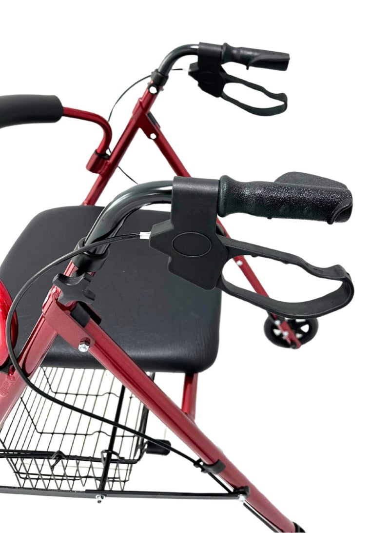 NOVAMED Detachable four wheel aluminum rollator (9144L) - Image 5