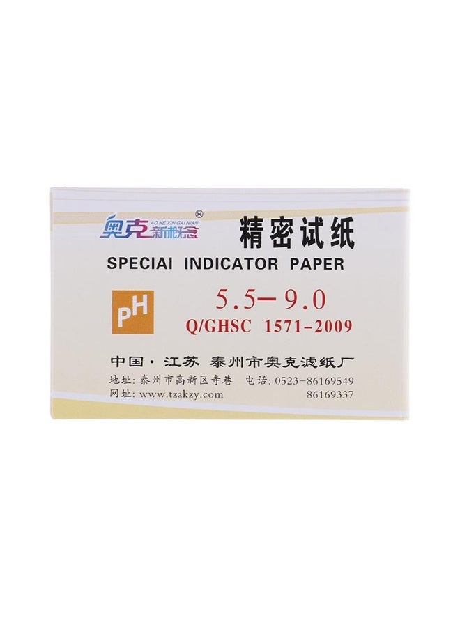 80Strips Meters Indicator Ph Value 5.5-9.0 Alkaline Acid Litmus Testing Paper  - Image 4
