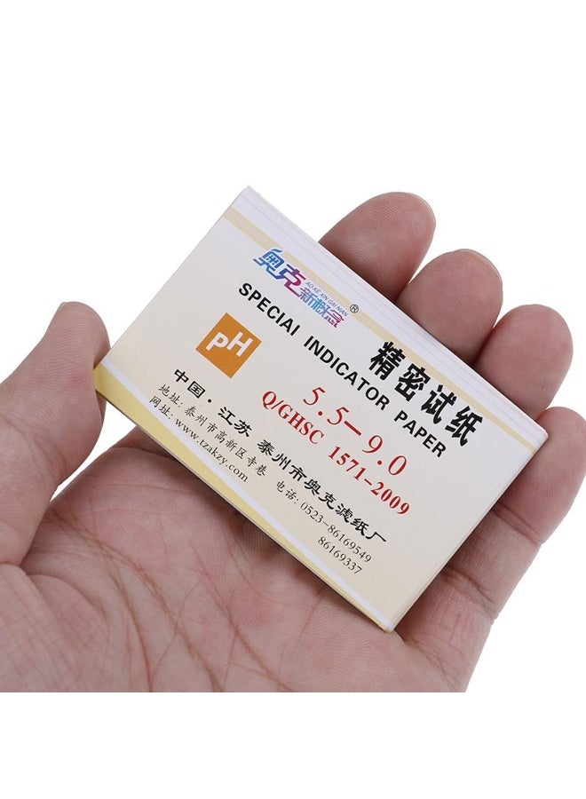 80Strips Meters Indicator Ph Value 5.5-9.0 Alkaline Acid Litmus Testing Paper  - Image 5