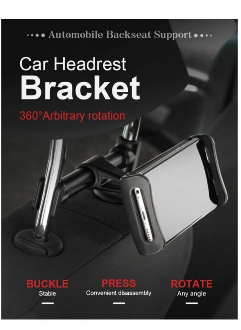 ELTRAZONE Car Back Seat Phone Holder 360 Degree Rotate Stand Headrest Bracket For Tablet - Image 5
