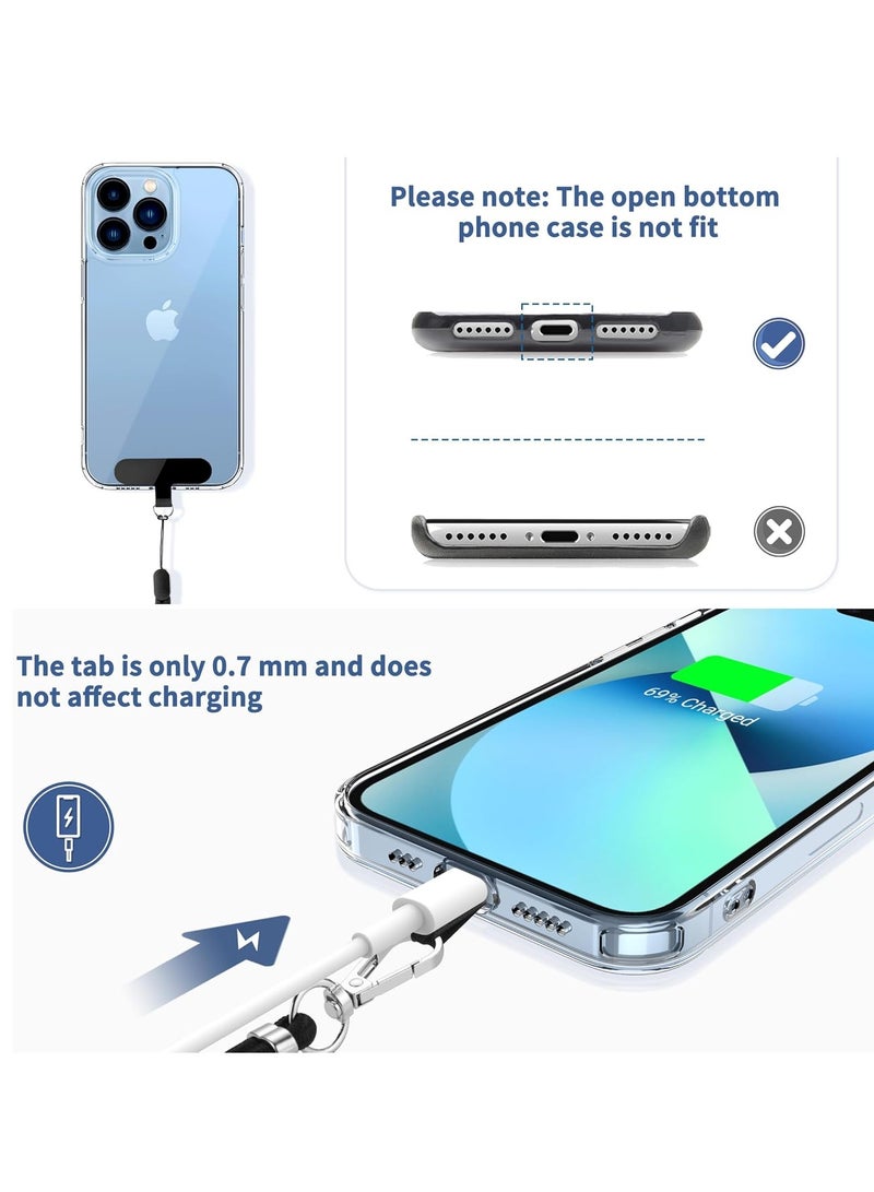 تي نيوفون مجموعة حبل الهاتف - حزام رقبة قابل للتعديل (66 سم) + حزام معصم (20 سم) + علامتي ربط غير لاصقتين - حامل عالمي بدون استخدام اليدين لأجهزة iPhone وAndroid والمزيد (أخضر غامق) - Image 5