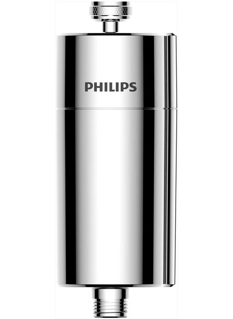 Philips Shower Filter 3-stage Water Softener, Double Mesh Filtration KDF Material, Reducing Chlorine/Impurities/Rust Sediments (Shower Filter Set)