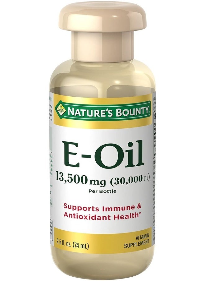 NATURE'S BOUNTY - E Oil 30,000 Iu 2.5 Oz Oil - Image 1