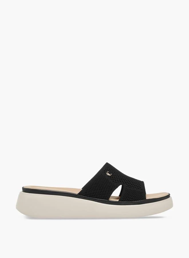 Le Confort Women Cutout Detail Slip-On Flatform Sandals