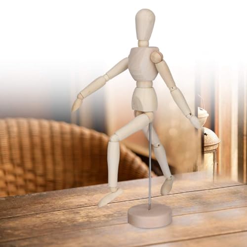 R H LIFESTYLE Flexible Wooden Human Manikin (8" Manikin) - Image 4
