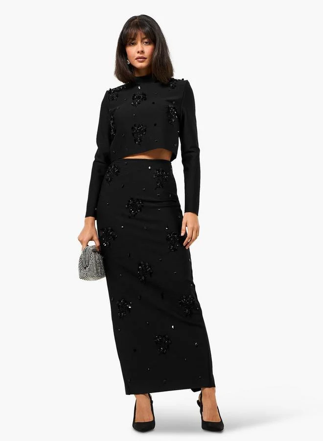 Iconic  Iconic Top with Embellishment for Women | Best Price UAE
